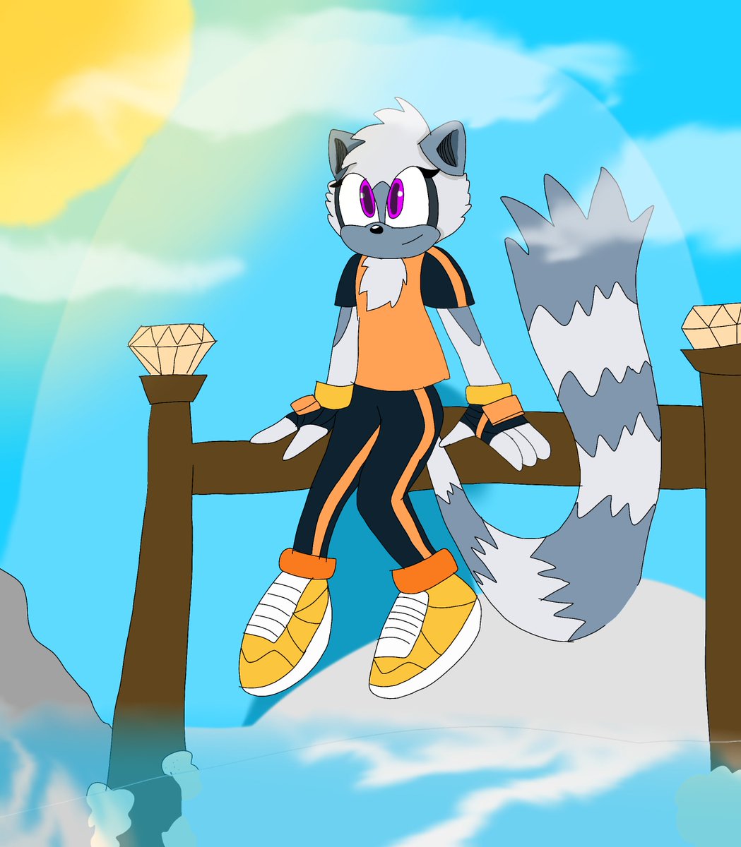 🟧 TANGLE THE LEMUR REPOSANDO EN UN PUERTO⬛
#tanglethelemur #sonicfanart 
#IDW