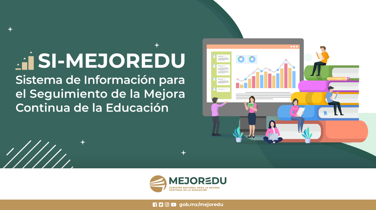 El 💻 SI-Mejoredu pone al alcance de diferentes actores educativos información sobre el seguimiento de la #MejoraContinua de la #educación. 🏢🔍 ¡Hay cuatro módulos disponibles! Explóralos. 🔗bit.ly/SIMEJOREDU