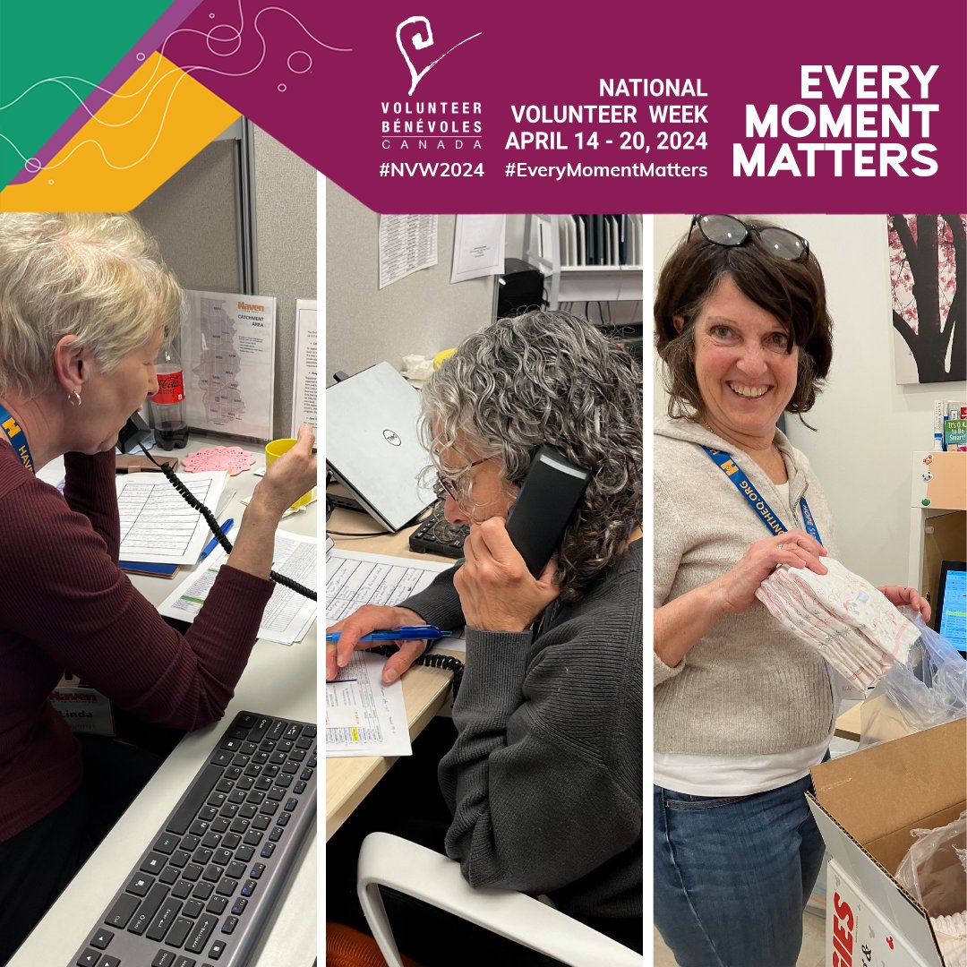 Linda, Maureen & Sue are 3 of our faithful First Care volunteers. They deal with busy moms and young families. They are constantly ensuring that “every moment matters” for them that come into the Haven. Thank you! #NVW2024 #EveryMomentMatters #VolunteerToronto #VolunteerCanada