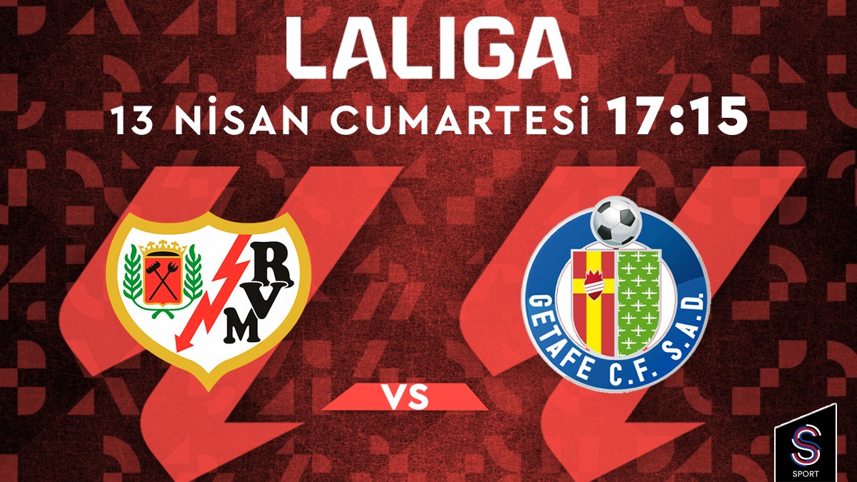 🇪🇸 #LALIGA'nın 31. haftasında oynanacak olan Rayo Vallecano-Getafe karşılaşması birazdan canlı yayınla S Sport ve S Sport Plus'ta! ssportplus.com 🎙️ @erimdereli