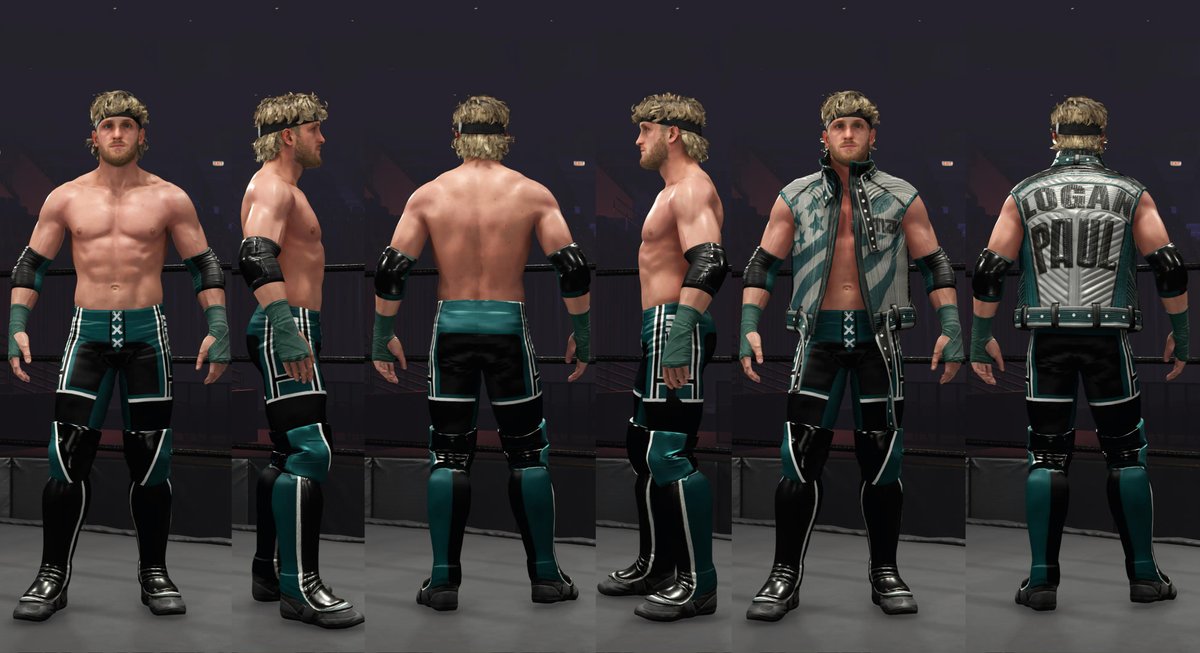 Download @LoganPaul's #WrestleMania attire now available on #WWE2K24. Search 'Gamevolt' to find on Community Creations. #drinkprime