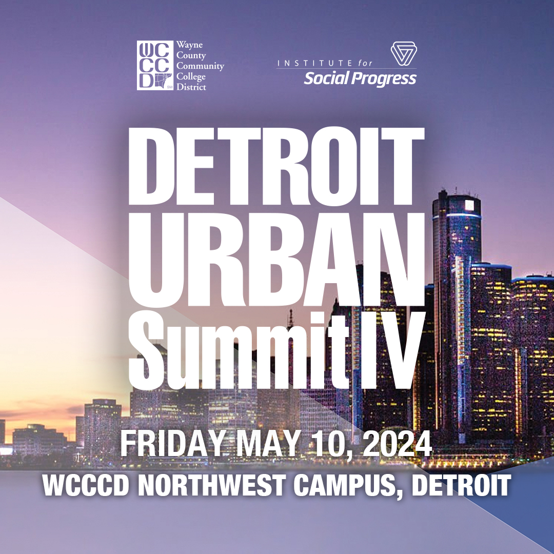 WCCCD presents Detroit Urban Summit IV: New Visions of Integration and Civil Rights in American Democracy on 5/10/24 at the WCCCD Northwest Campus. The summit is open to the public at no cost, but advance registration is required to attend. 

To register: DetroitUrbanSummit.org