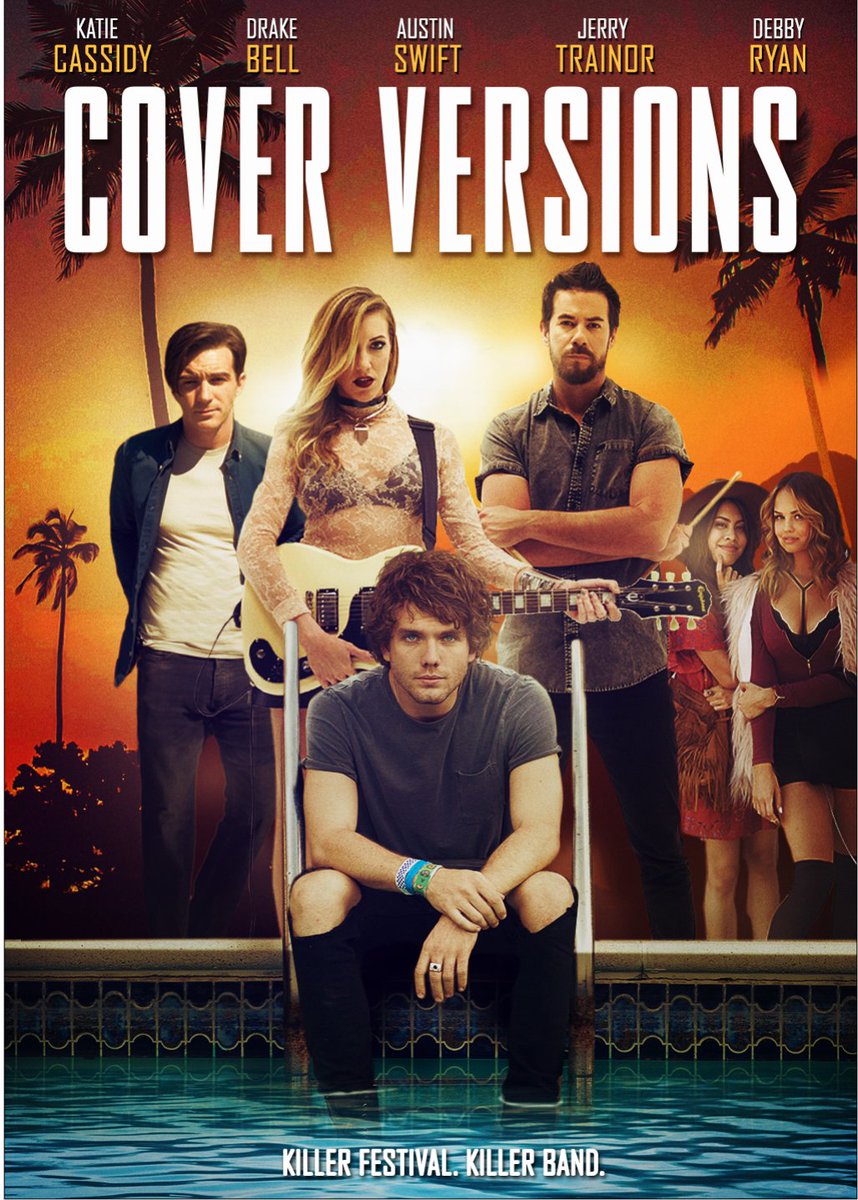 Can't make it Coachella? Perfect! Watch COVER VERSIONS, my murder mystery set an unnamed music festival in the Palm Springs area! On Prime Video! tinyurl.com/4ttx7be5 starring @MzKatieCassidy @jerrytrainor @DrakeBell @austinswift7 @ashleyargota9 Debby Ryan and Jenn An!