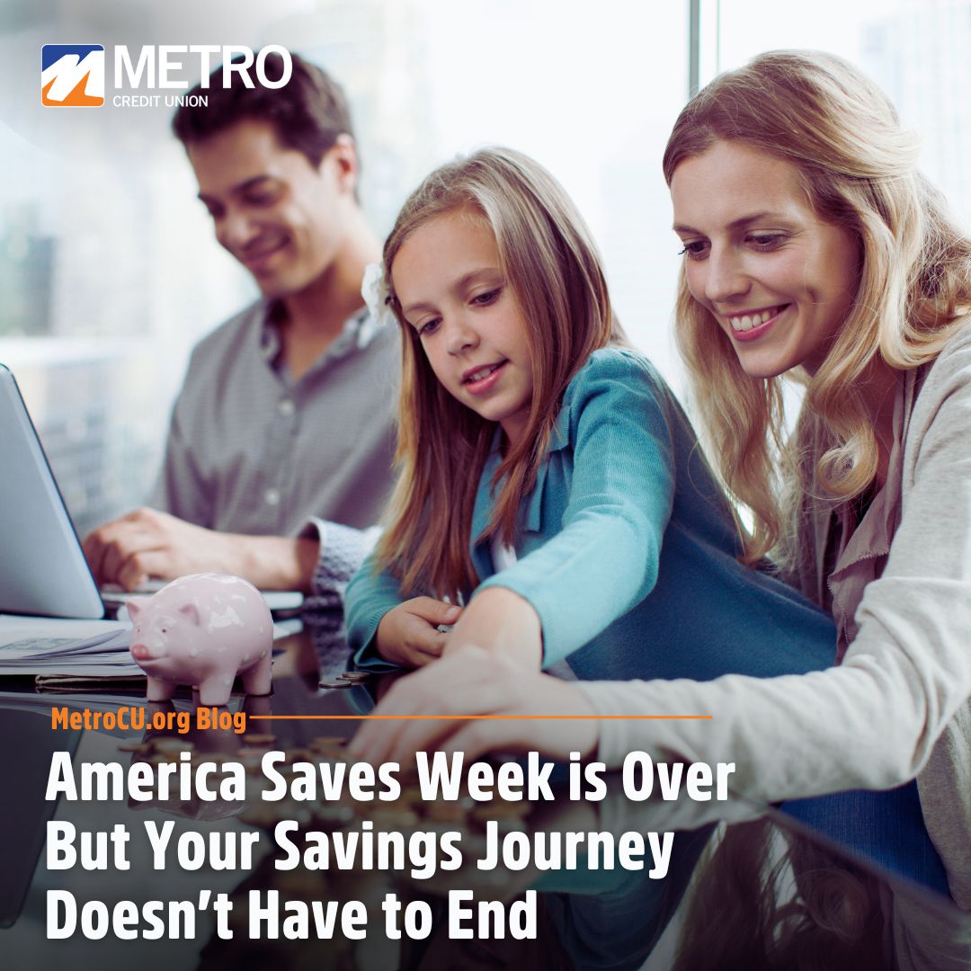 It’s always the right time to start #saving! Every step you take can help you get closer to your #financialgoals -including setting aside funds regularly for special milestones & celebrations & paying down debt. More here: ow.ly/JzVW50Rfmok
@AmericaSaves #AmericaSavesWeek