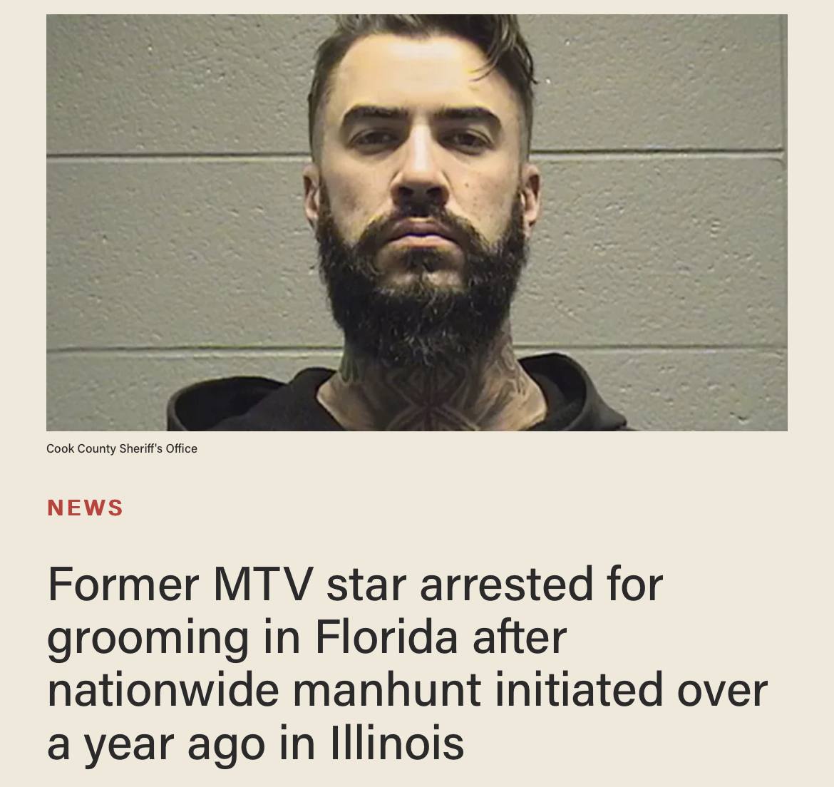 Another Pedophile was arrested. 👏🏼👏🏼