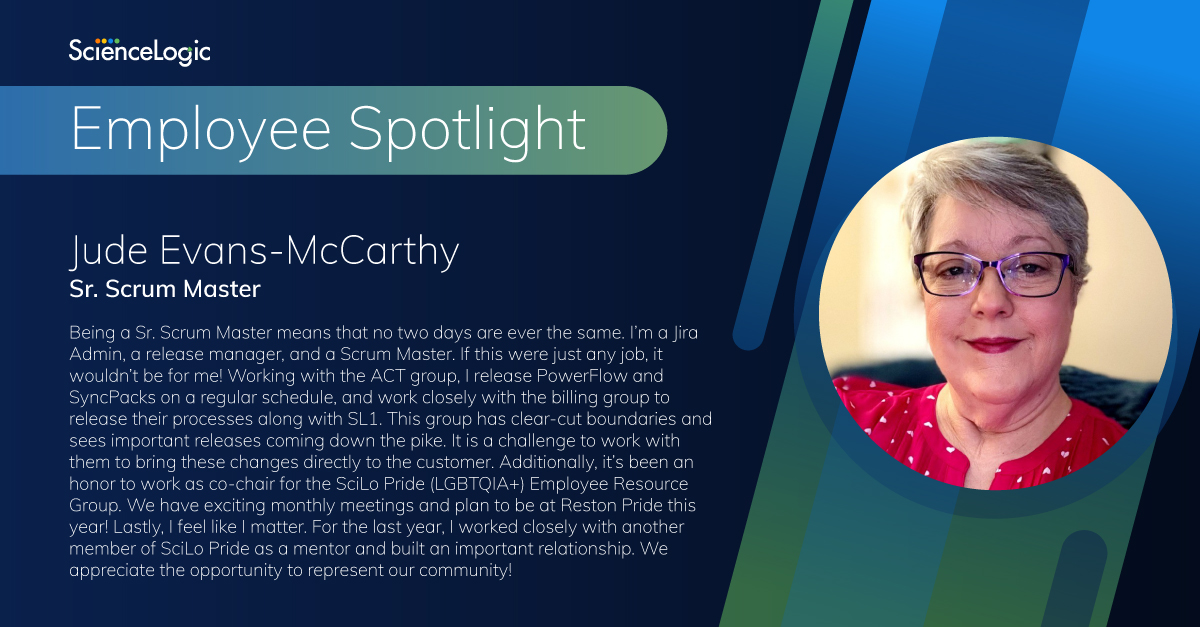 Join us in celebrating our ScienceLogician Spotlight of the week, Jude Evans-McCarthy! Jude has been with us for almost 5 years, currently serving as Sr. Scrum Master. We're so grateful for everything you do, Jude! #LifeAtSL