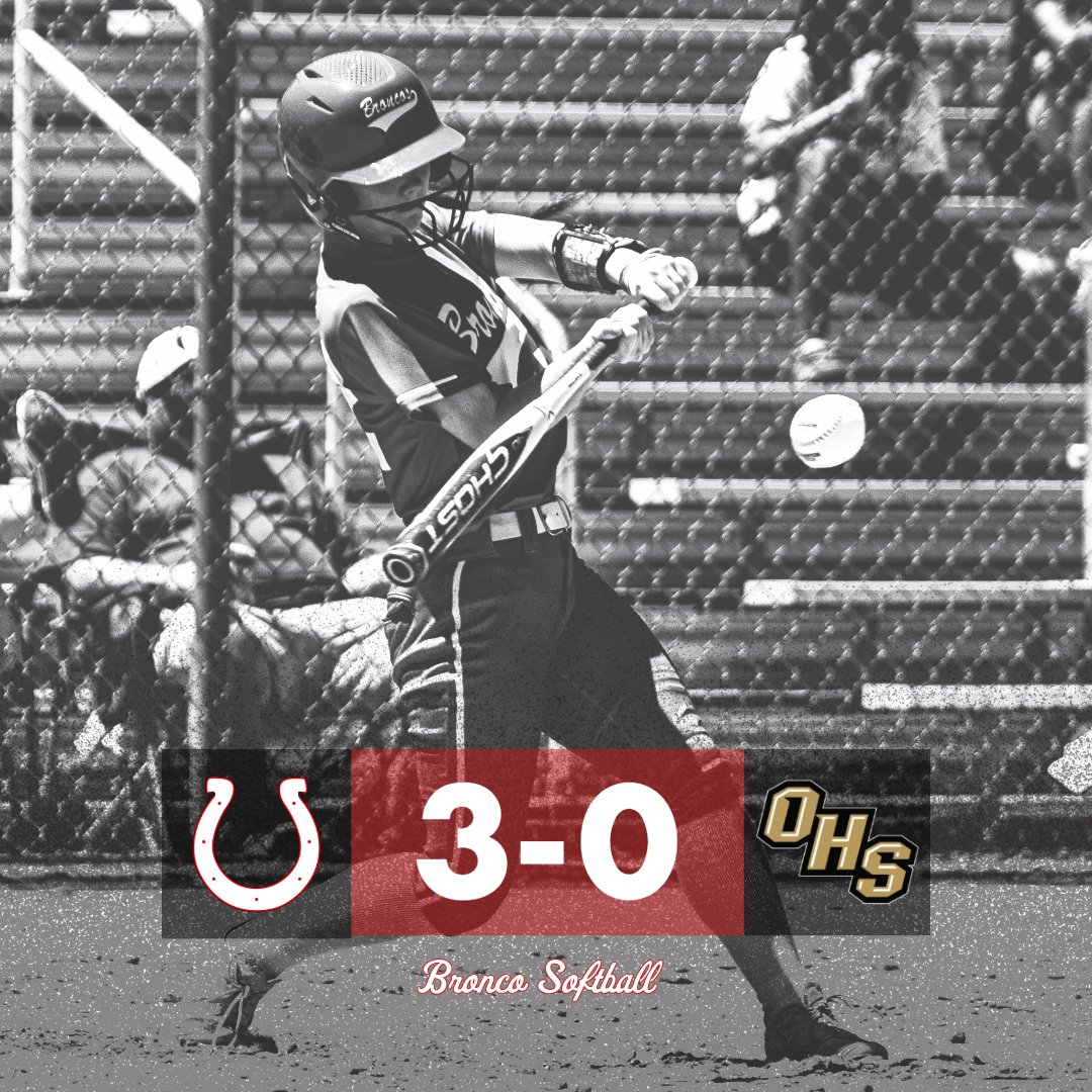 Huge shutout win over Oakleaf! Morgan Beckham with 10 Ks on the afternoon only giving up 3 hits. Alyssa Prather with a double to score one run in the first and Carly Johnson with a homer to cash in two more runs in the fourth inning! #HorsePower