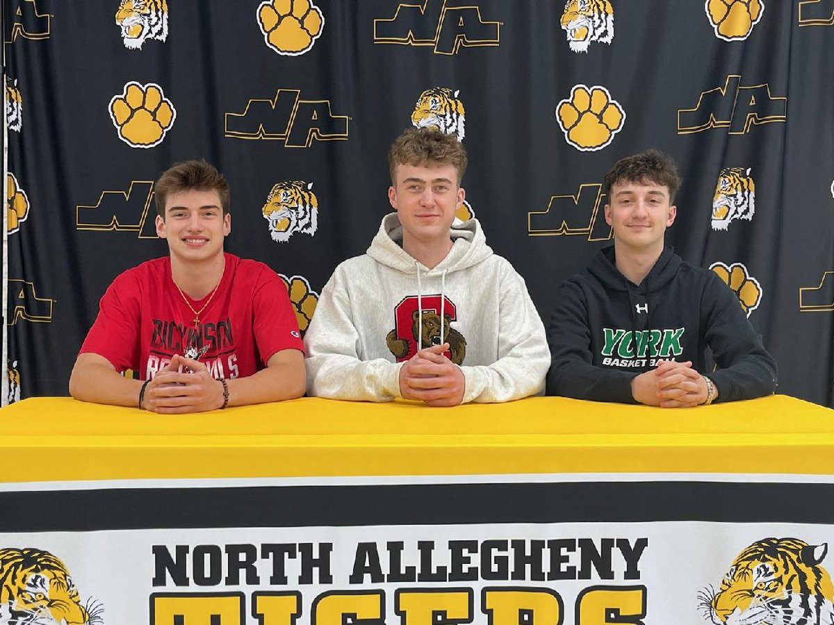 NATigers (@natigerathletic) on Twitter photo Boys Basketball News: Three <a href="/NAboysbball/">NA Boys Basketball</a> standouts sign their letters of intent to play basketball at the next level.
🔗- athletics.northallegheny.org/news/three-na-… Boys Basketball News: Three <a href="/NAboysbball/">NA Boys Basketball</a> standouts sign their letters of intent to play basketball at the next level.
🔗- athletics.northallegheny.org/news/three-na-…