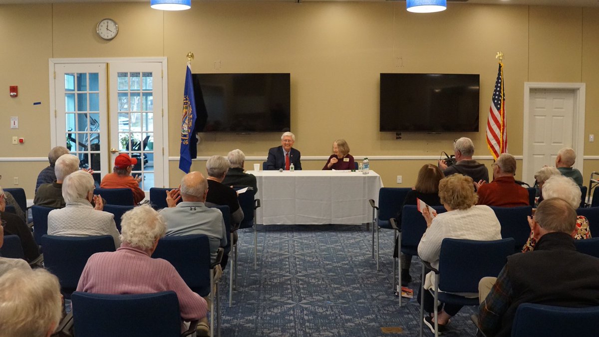 Grateful for the invitation from Diane Spradling to meet with the residents of RiverWoods Assisted Living Community. 

From clean water to education, I've worked to make New Hampshire a better place for our kids and grandkids. Let's continue to keep our Granite State the envy of…