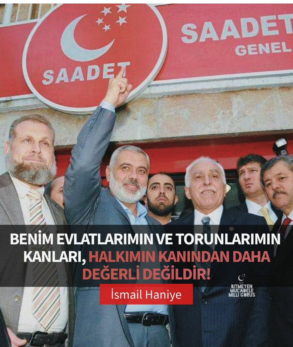 HAMAS Milli Görüş 'tür, Milli Görüş Hamas'ın ta Kendisidir.. #Israel