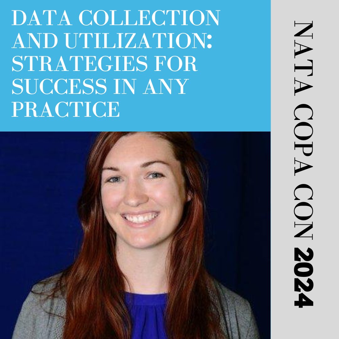 Join us for Copa Con 2024 where Anna Applegate, ATC will present on Data Collection and Utilization: Strategies for Success in Any Practice. There is still time to register at educate.nata.org/copacon2024!