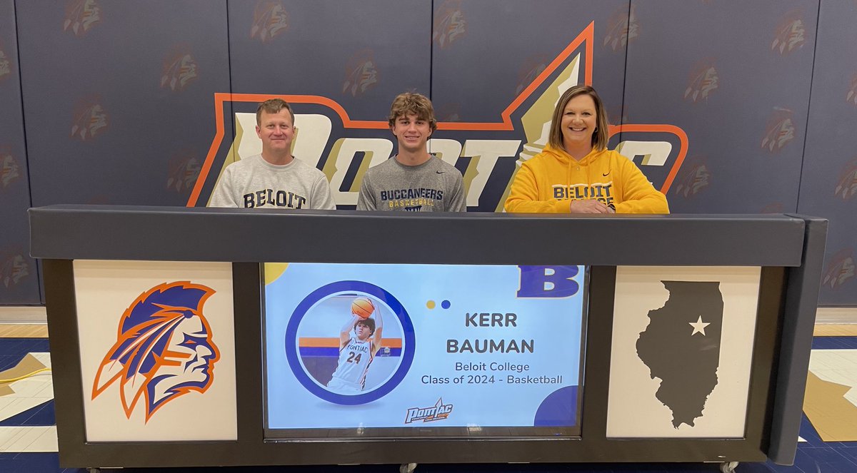 Congratulations to PTHS Senior Kerr Bauman for signing to play basketball at Beloit College! #IndianPride