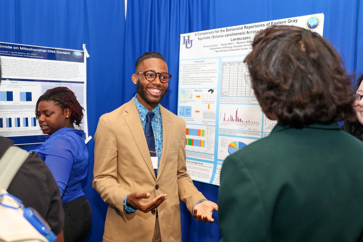 Another successful milestone in the books! Our 28th Research Symposium was a testament to the brilliance of Hampton University’s students. From innovative projects to insightful discussions, our bright minds truly shined.⚓️#BrightMinds