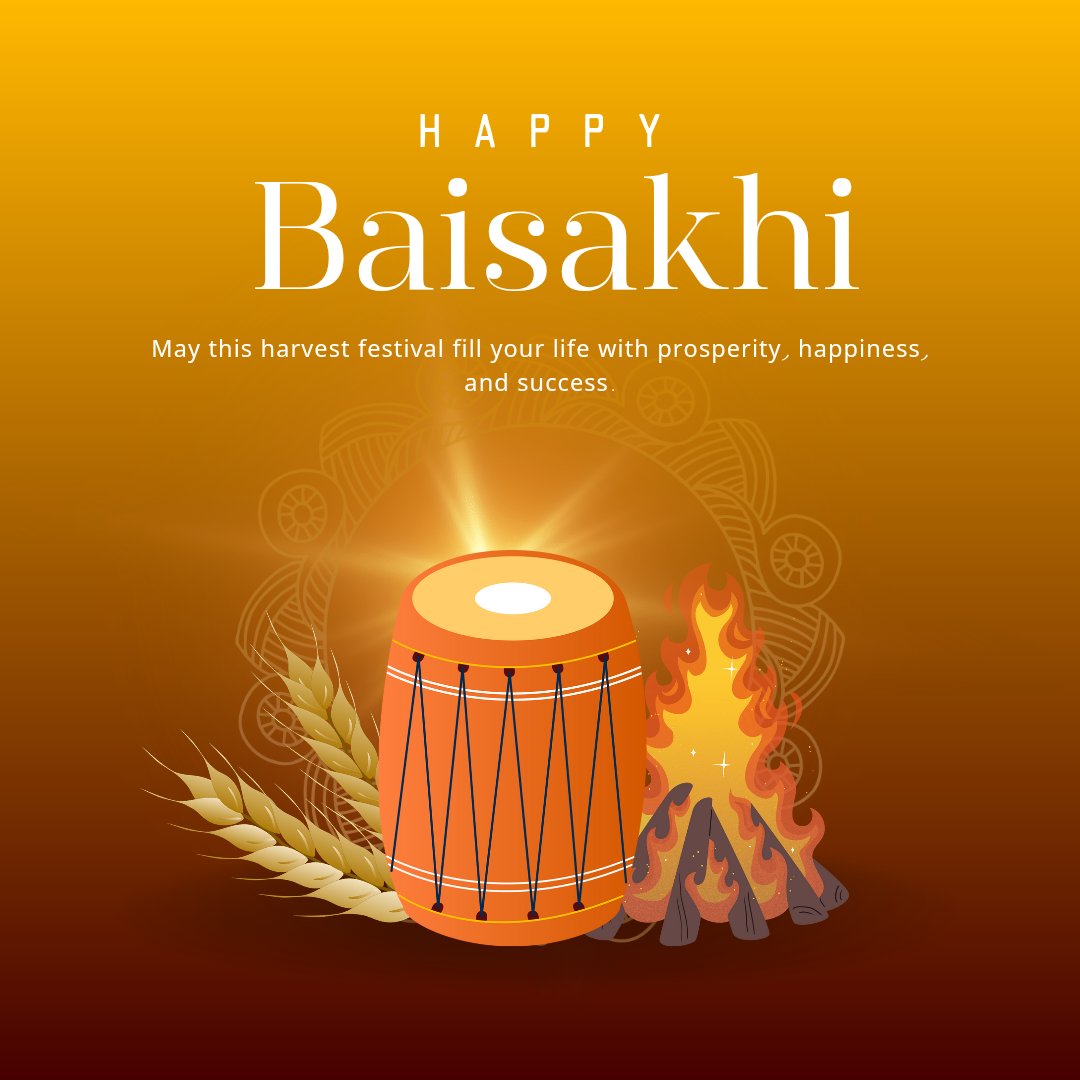 May this harvest season bring you and your family Joy, Prosperity and an abundance of Love 🌾🌾 #HappyBaisakhi