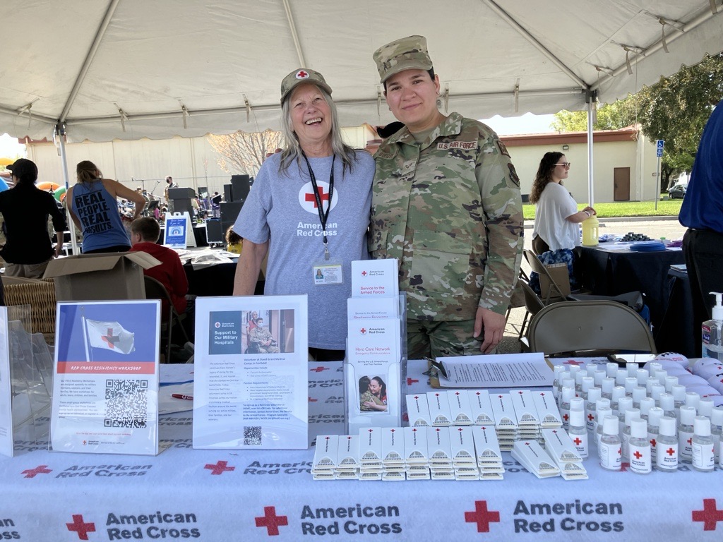 Earlier this week, our Service to the Armed Forces team had a booth at the Family Fun Fest at Travis Air Force Base celebrating the Month of the Military Child. Thank you to the volunteers who helped make it a fun day for our service members and their families! #MOTMC