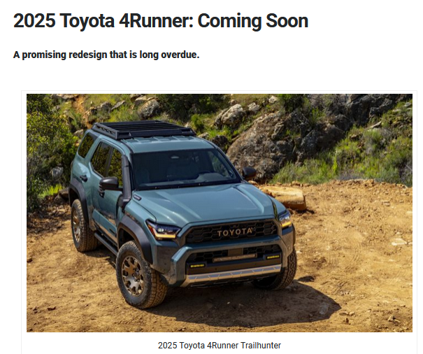 Coming soon: @Toyota  #Toyota4Runner blog.consumerguide.com/2025-toyota-4r…