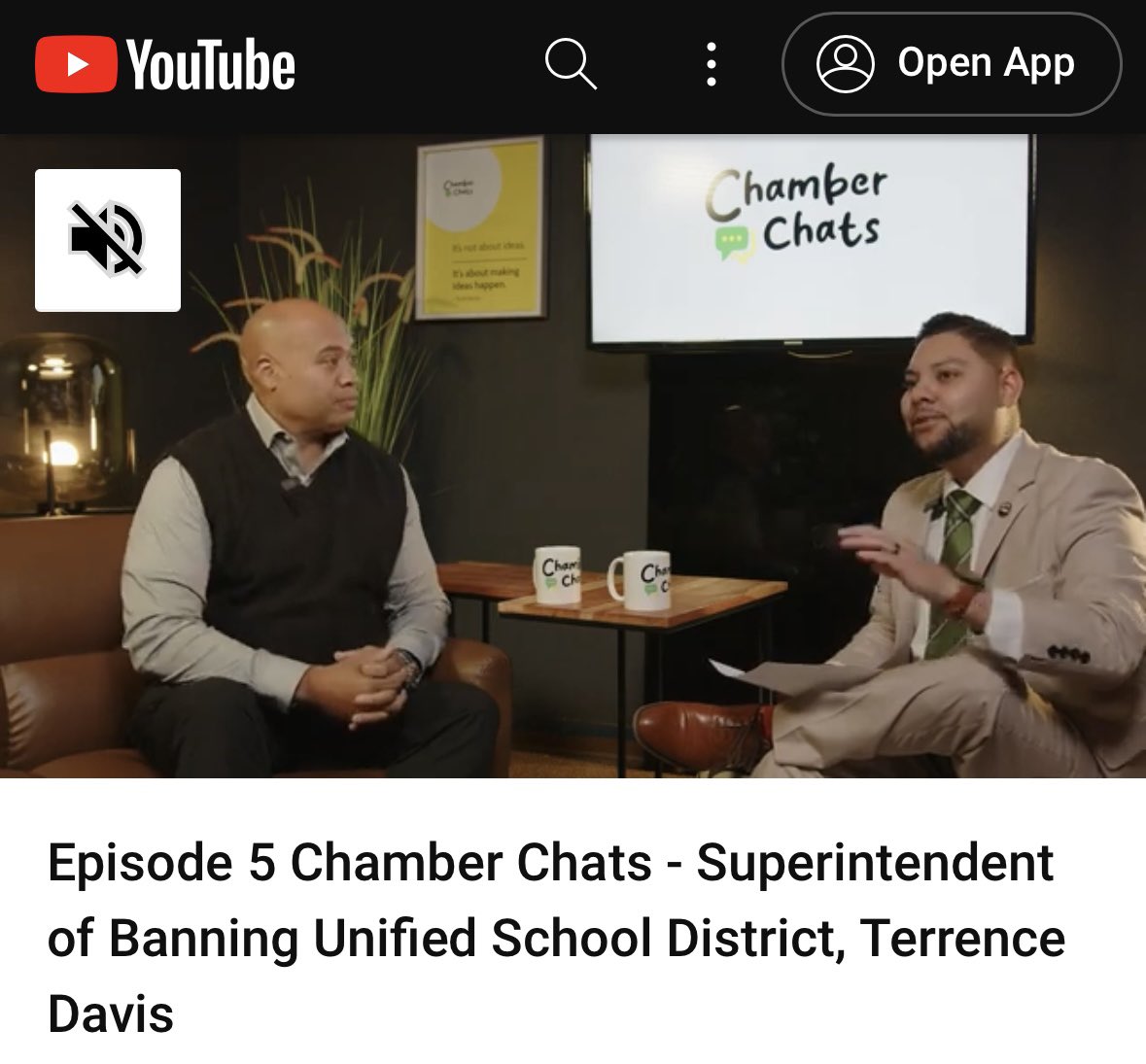 Check out Superintendent Davis on the Banning Chamber Chats podcast! youtu.be/psbLZUBJf5A?si… #BanningUSD