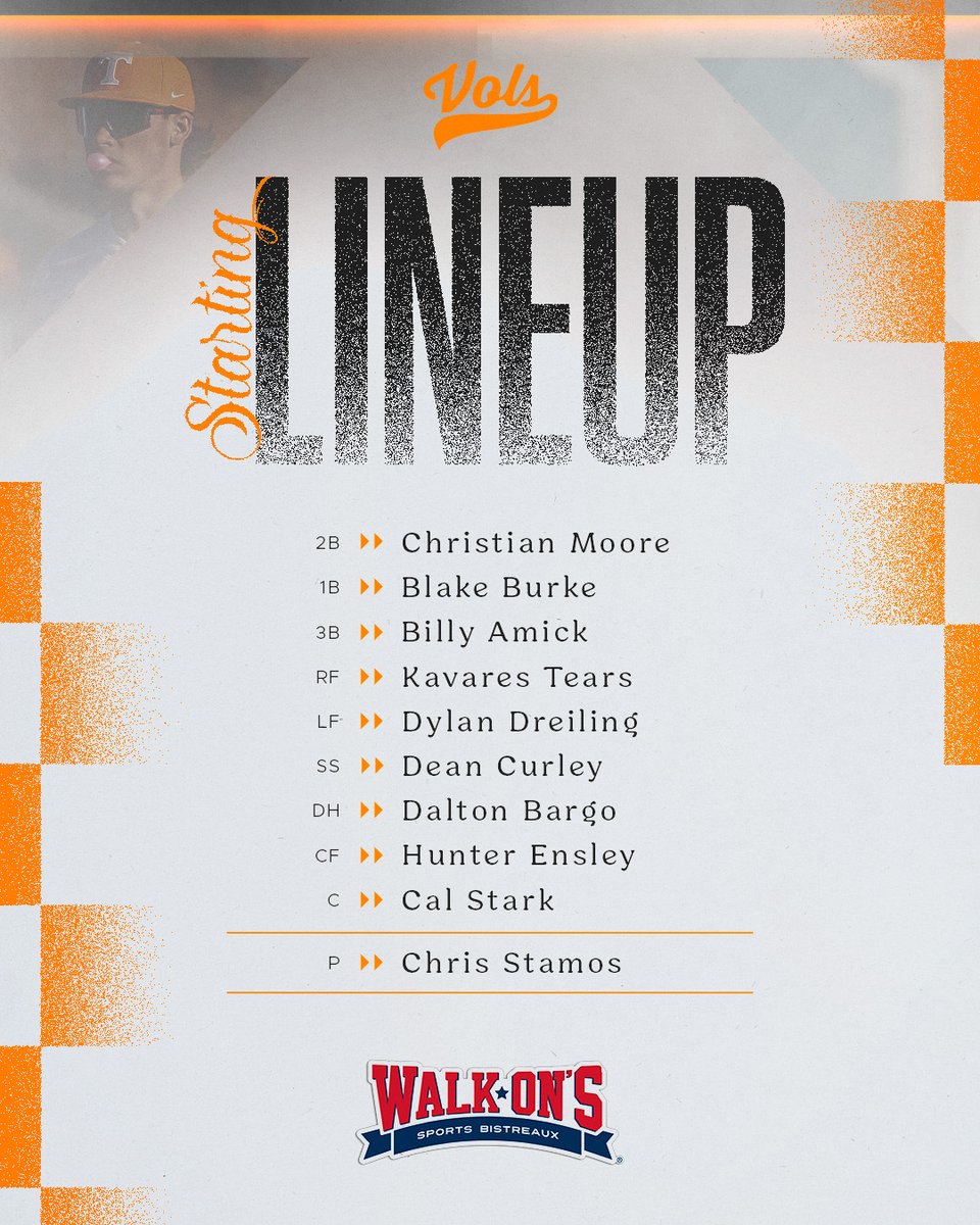 Friday Night Starting 9⃣ Oh yeah... Billy's back 😎 #GBO // #OTH // #BeatLSU