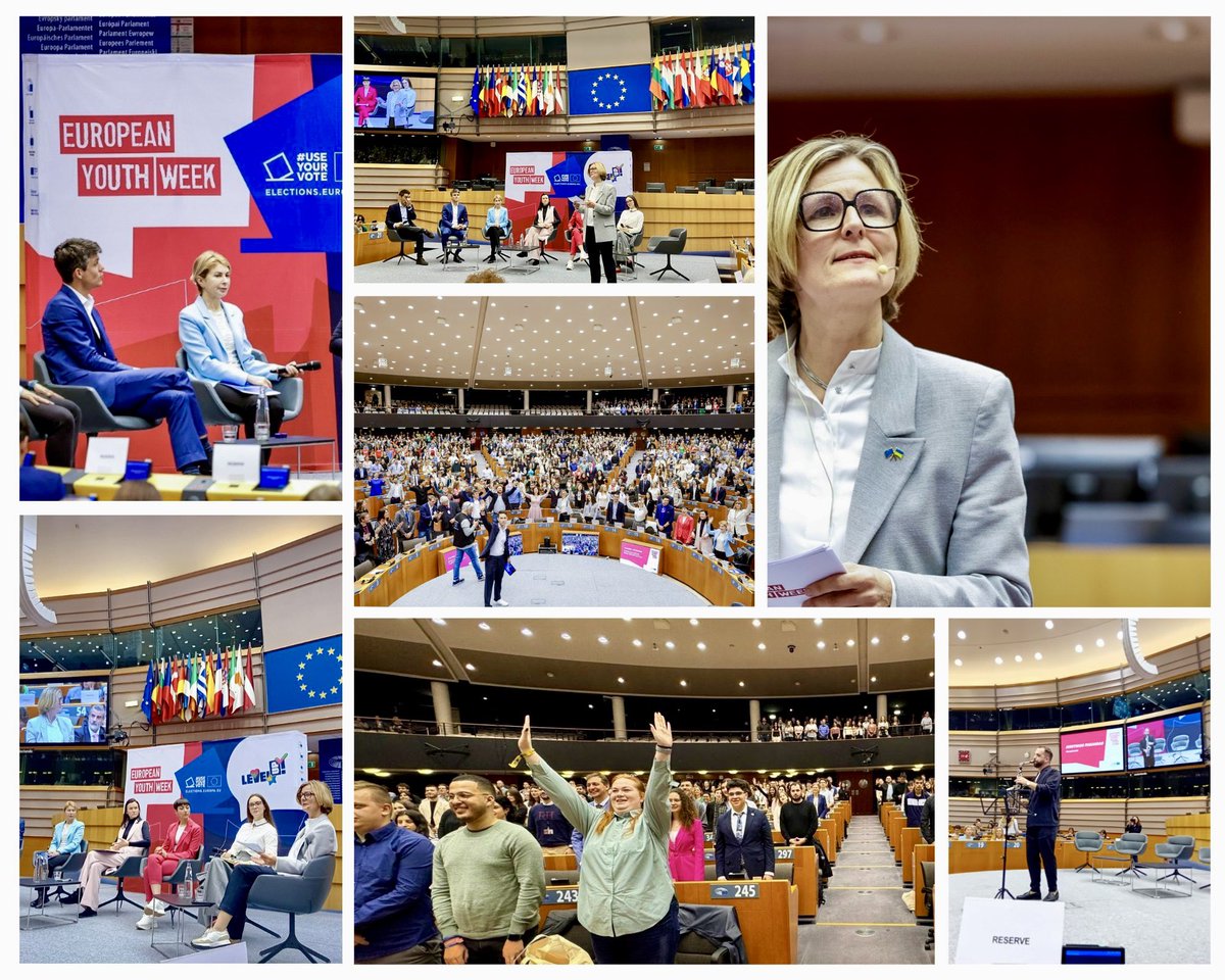 We had a great opening panel at the #EUYouthWeek kick-off event today. Setting the scene on how we need to boost youth engagement & participation at all levels of government! Looking to the🇪🇺#EuropeanElections & the opportunity to #UseYourVote! 🗳️