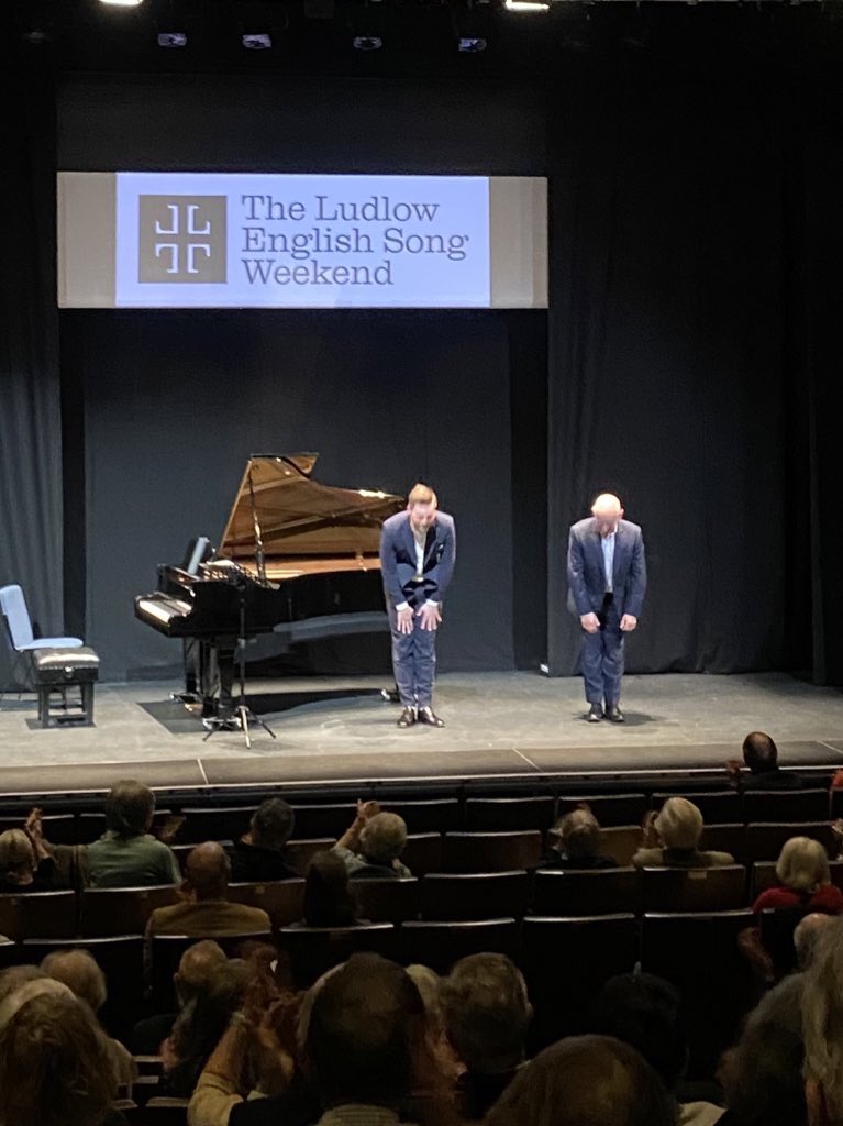 “…what I have seen is unsurpassable!” An amazing first concert of the weekend from James Newby (@jamesn103) and @iainburnside! Especially exciting to hear Jessy Reason’s ‘Songs of Death’ with texts by Rabindranath Tagore.