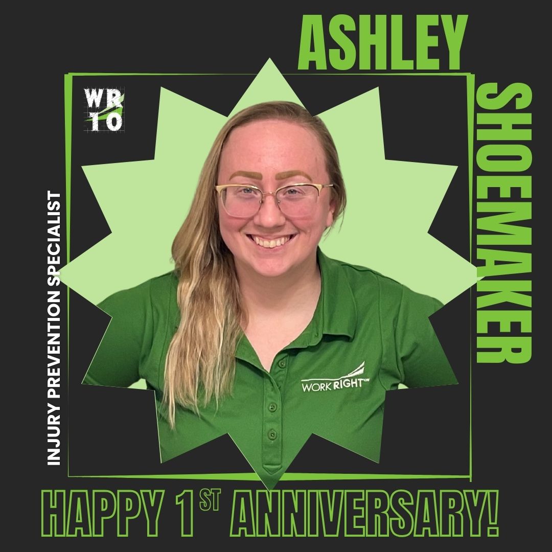 Another week in the books means another celebration of a #GreenTeam 💪#anniversary!👏 #HappyAnniversary to Ashley Shoemaker for a great first year of helping us put a #dentinhealthcare. 💚#thankyou #strongisneverwrong #bestteam #injuryprevention