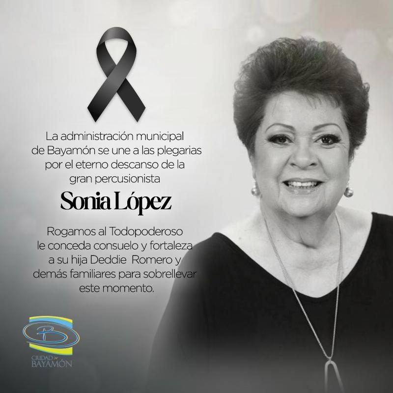 ¡Gracias por tanto Sonia! Oramos por su eterno descanso 🙏
