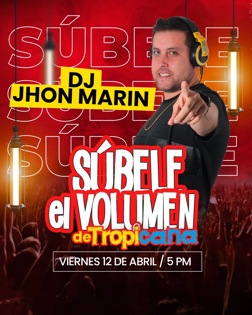TropiBogota's tweet photo. El gran  @Jhonmarin  en una nueva edición de Súbele El Volumen.  --->: https://t.co/1LmnUD7x9A https://t.co/MYV6JUg0Zj
