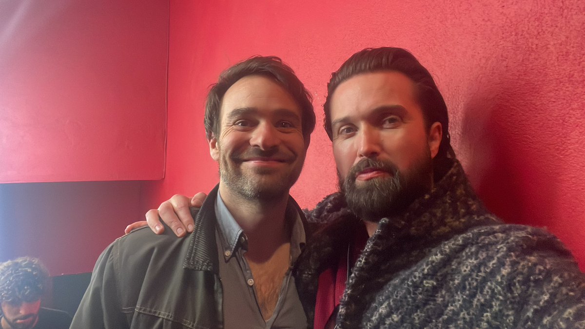 #KIN IS COMING TO NETFLIX!!! MAY 1st. Here’s a behind the scenes shot of the boys themselves Daredevil &amp; RedDevil. #Kinsellas #Kin