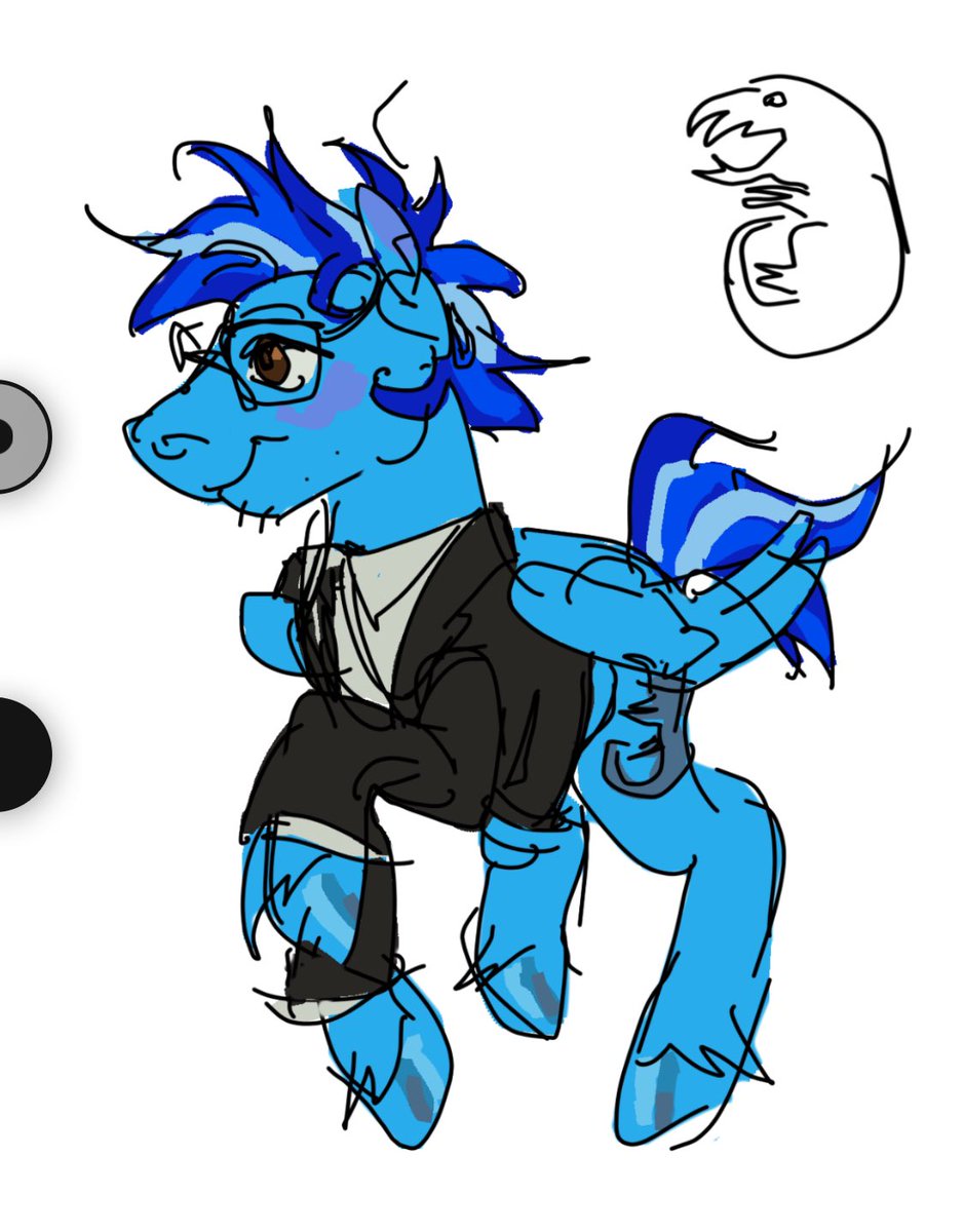 rickannigan's tweet photo. pony newton geiszler #mlp #pacificrim #pacrim #newtongeiszler https://t.co/Ft7MQlA0Y6