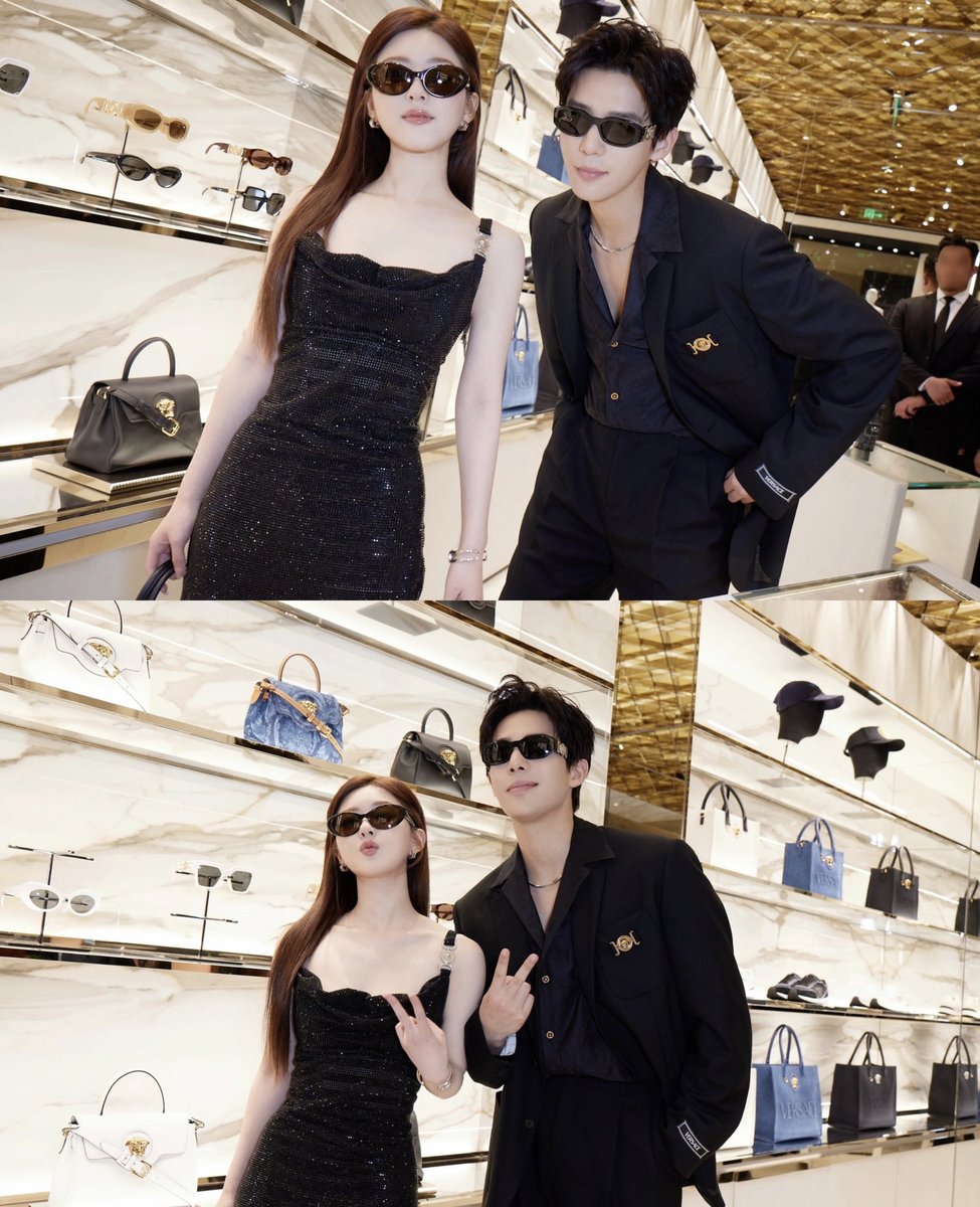 This two really looks like a rich and hot couple😍
#ZhaoLusixVersace #ZhaoLusi #WangAnyu