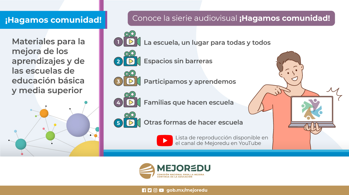 Elaboramos una serie audiovisual que comunica los principales rasgos de una #EducaciónInclusiva. 🏫🎥 Son 5⃣ videos que aportan algunas ideas para avanzar hacia la conformación de espacios accesibles en las #escuelas. ¡Está en YouTube! ▶️ bit.ly/43EF06B