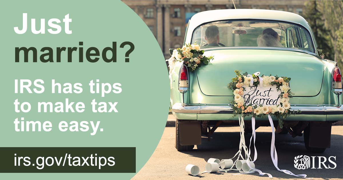 #TaxPros: Married life brings changes, new names and sometimes a new address. Please remind your newlywed clients to notify the #IRS: irs.gov/addresschange