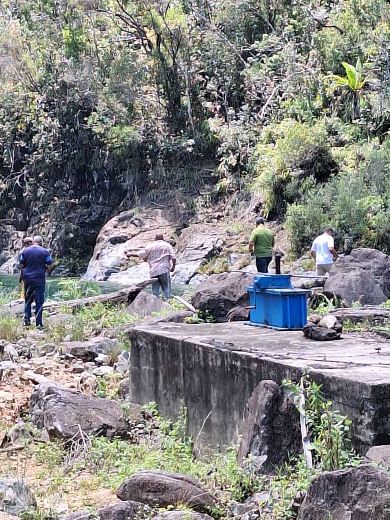 Con el VPP, de la #OSDEAyS y Delegado del #INRH, en la Provincia #Guantanamo, recorrimos la conductora, desde la Captación, en el rio Duaba, hasta la Ciudad de Baracoa, se iniciarán, trabajos de mantenimiento, en el vial de acceso #CubaViveYTrabaja #INRHCuba