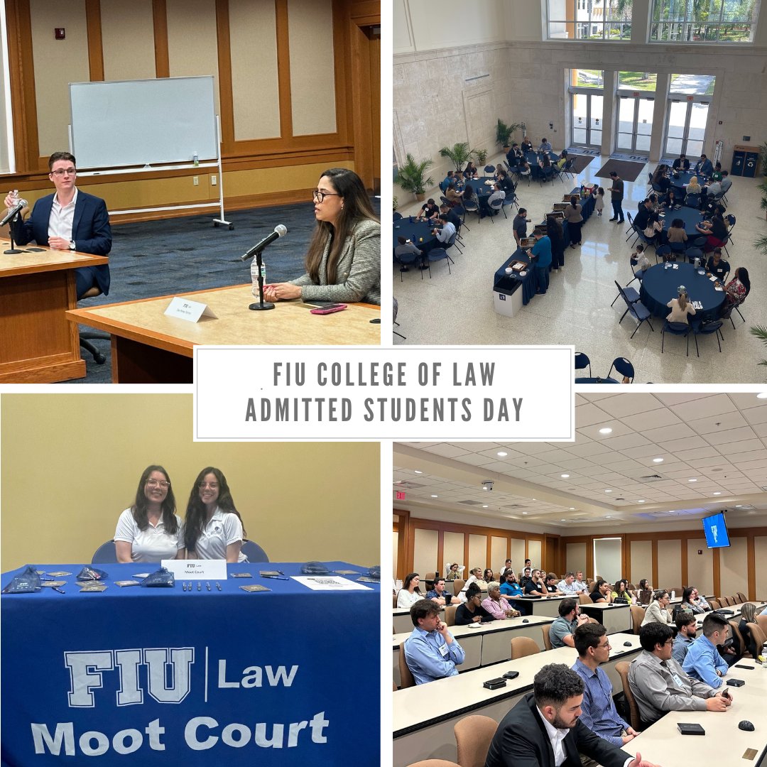 Today, we had the pleasure of introducing our newly admitted students to the exciting world of FIU Law, offering them an insider's glimpse into the array of academic opportunities and initiatives that lie ahead. We can’t wait to see you this Fall!