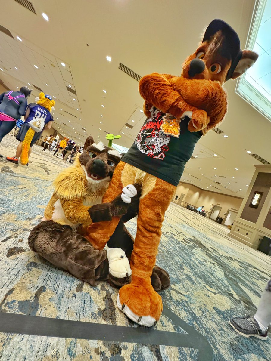 @RavidWolf @Alysterwolf Yeah you did. Thank you for taking silly photos like this with me! (although the photos are a bit blurry cuz taken in 0.5 x lens... 🥲