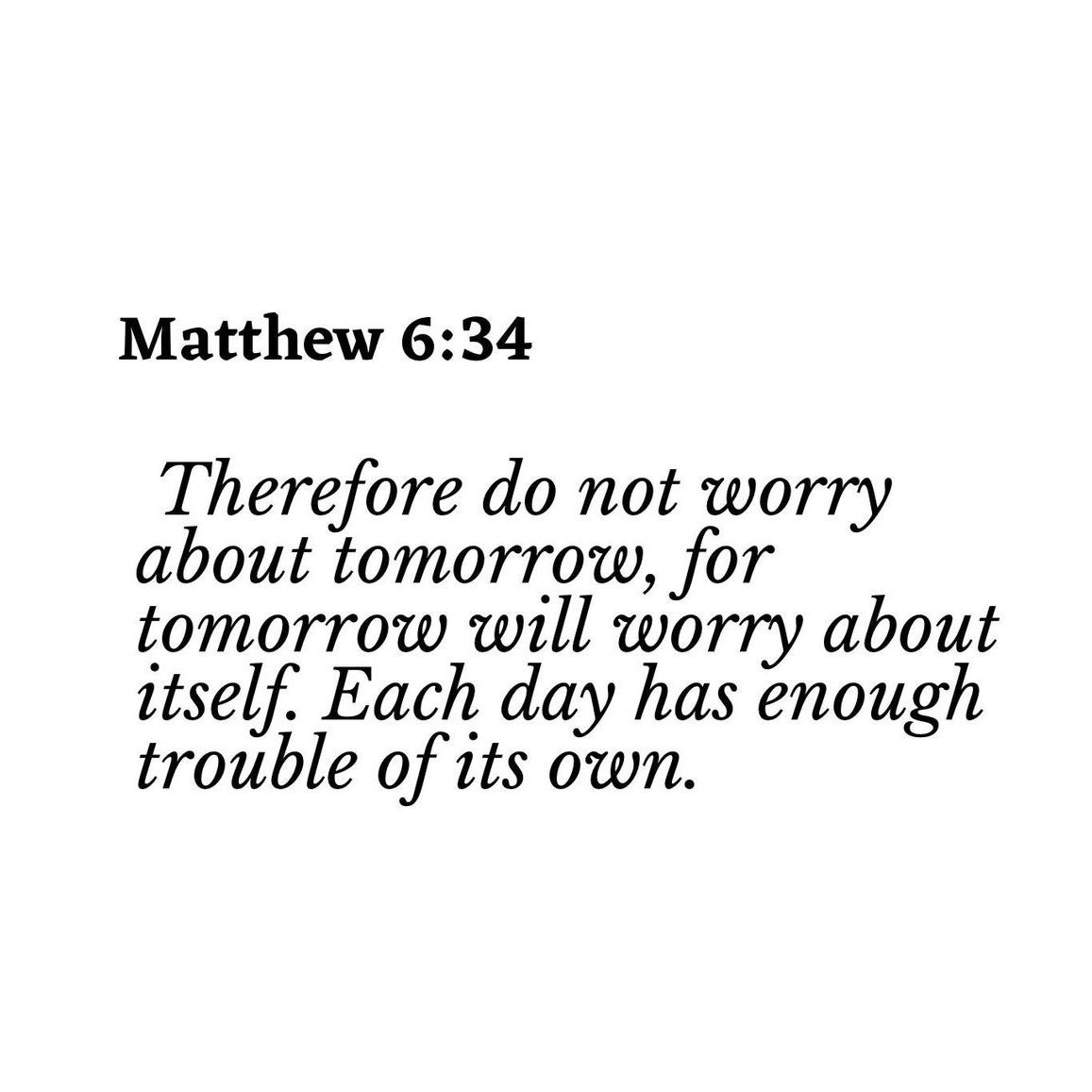 Don’t worry. ✝️ Let God’s peace take over.