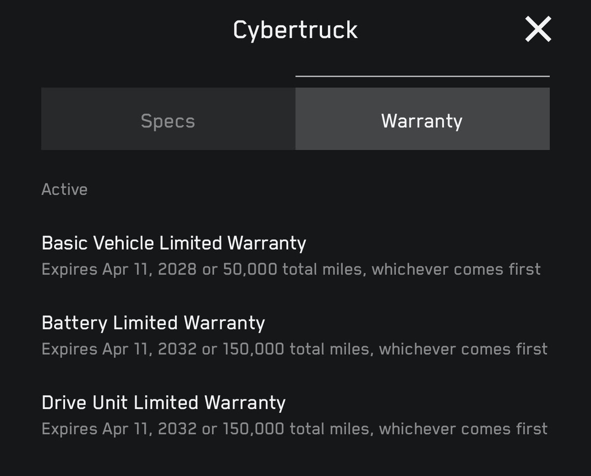 No one is paying to replace a Cybertruck battery any time soon.