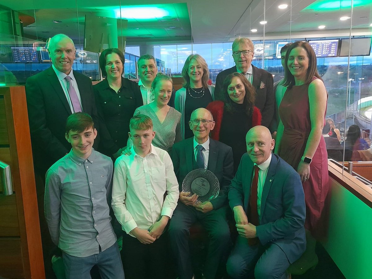 ⭐️ Finbarr Coleman Special Merit Award ⭐️

Finbarr Coleman and his family celebrate his achievement at the National Greyhound Racing Awards 

#GreyhoundAwards #GoGreyhoundRacing #ThisRunsDeep