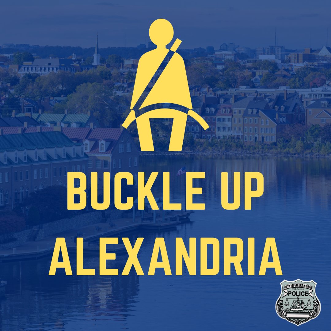 Every time you get on the road, buckle up. The single most effective traffic safety device for preventing a tragic loss of life during a crash is wearing your seat belt. Share the love and RT this. @VirginiaDMV #KeepAlexandriaSafe #iloveyousomuch #Virginiaisforlovers