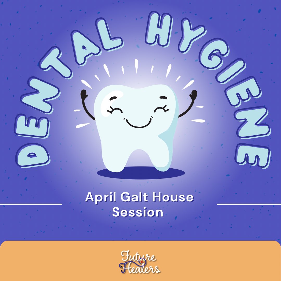 Join us tomorrow for our April Galt House session 🦷 Our session will be all about dental hygiene, led by some of our very own UofL dental students! We’ve got a lot of fun and informative activities planned that you don’t want to miss🪥 See you there! 😆