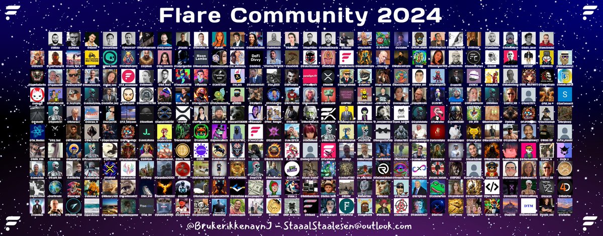 It's finally done #FlareCommunity2024! I hope you like it. It was a lot of work as I did it all on a phone, but this is what I love doing and it was a lot of fun. I feel like I know each one of you after so much time staring at your pictures. Got to love the #FlareCommunity!