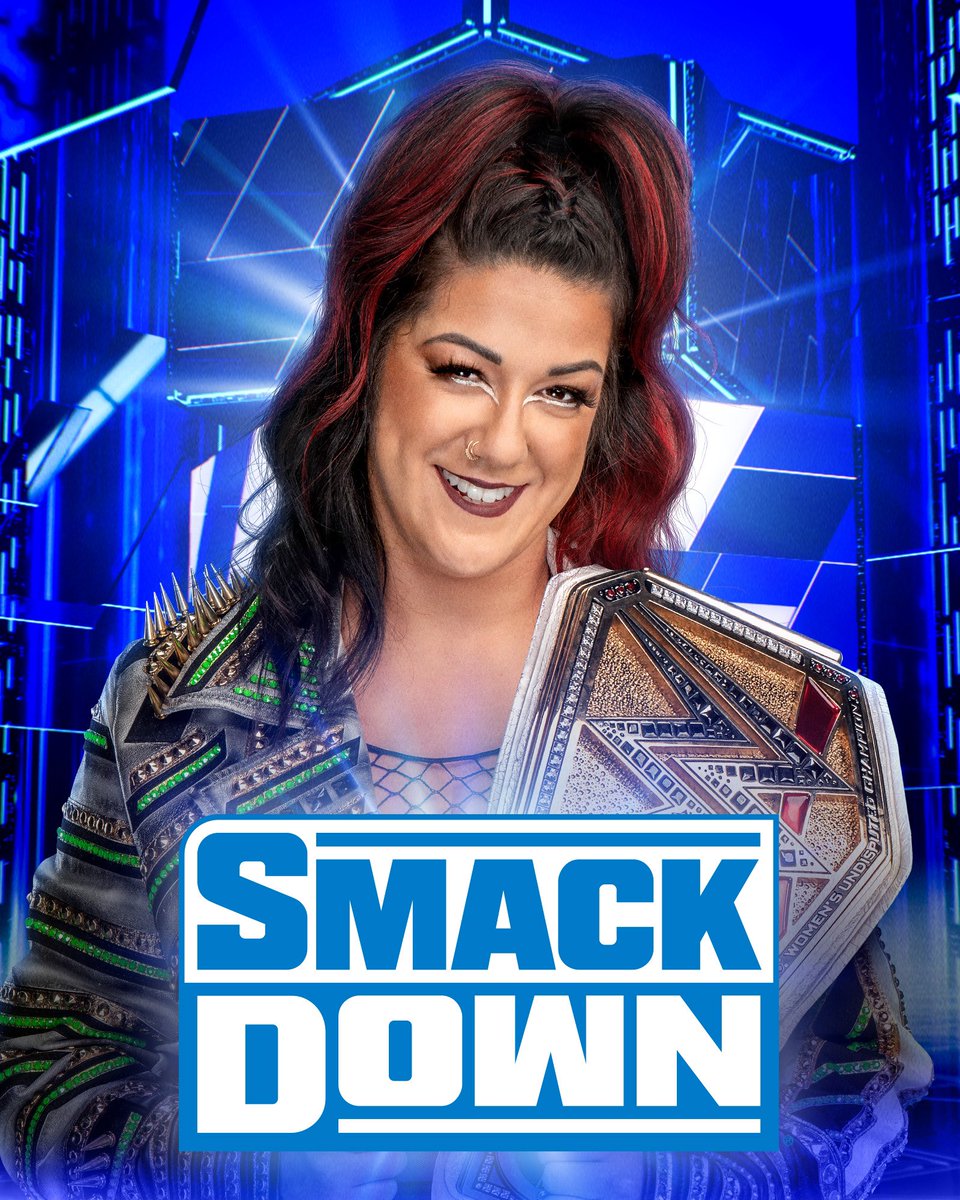 Les Nouveaux Champions WWE @CodyRhodes et @itsBayleyWWE seront présents à #SmackDown cette nuit !