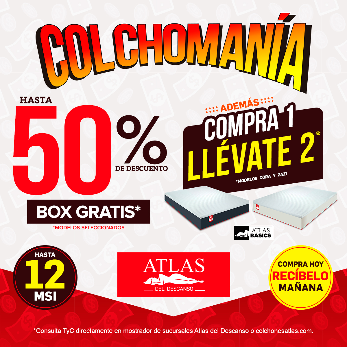 CentrostafeMx's tweet image. ☯️Renueva tu energía con la Colchomanía de Atlas del Descanso✨🛌🏻 KIT DEL DESCANSO: Juego de colchón Collins con box de #SpringAir ➕protector impermeable ➕ 2 pack de almohadas memory foam desde 💲10,499 pesos

📌Te esperamos en tu tienda Atlas