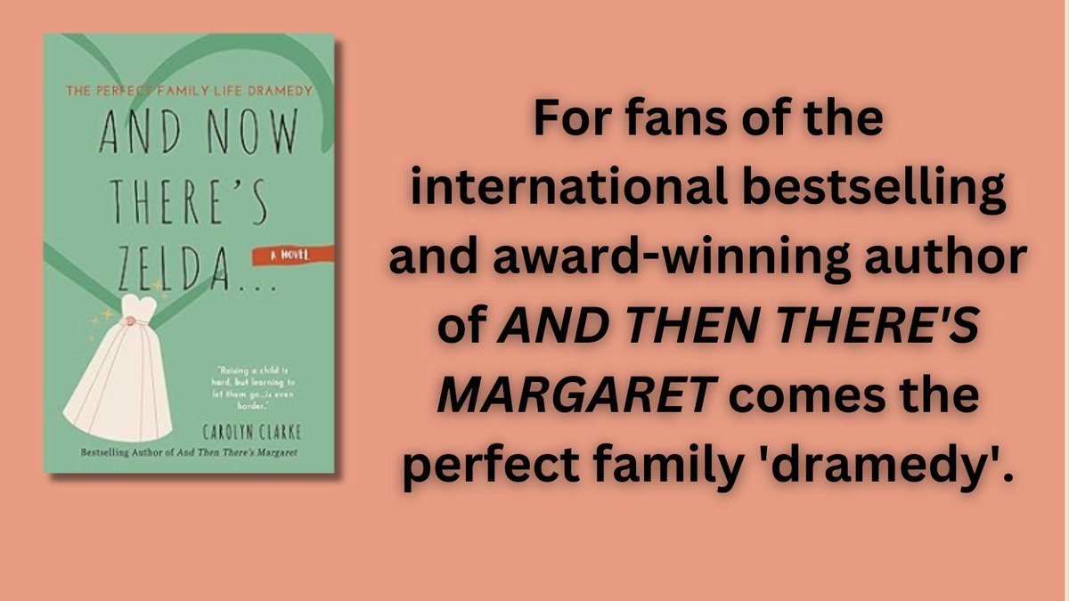 For fans of the international bestselling and award-winning author of AND THEN THERE'S MARGARET comes the perfect family 'dramedy'. amazon.com/Now-Theres-Zel… @CarolynRClarke