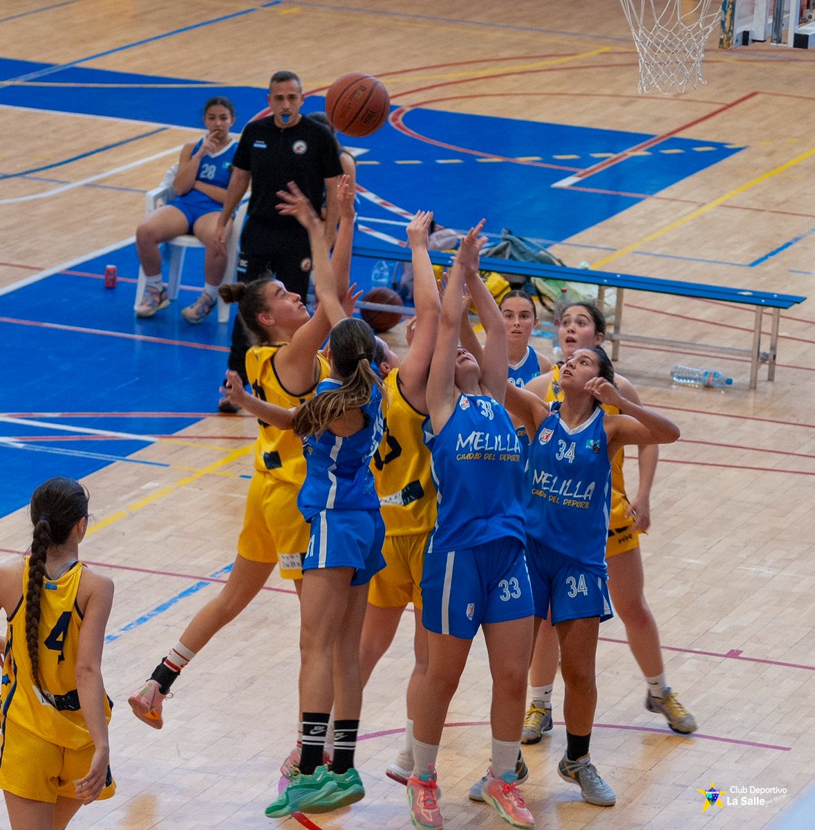 Nuestras cadetes se proclaman campeonas de su categoría con un 2-0 en la final ante un gran rival como el Enrique Soler. ¡Enhorabuena chicas, Santiago de Compostela os espera! 💙💛⛹🏻‍♀️