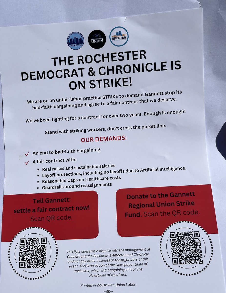 2/2. Please don’t pass the “click it” line and engage with our app or website. Feel free to write/call / donate to our GoFundMe and join us on the picket line Clinton and Main Monday at 10a. Thank you again for your support ✊