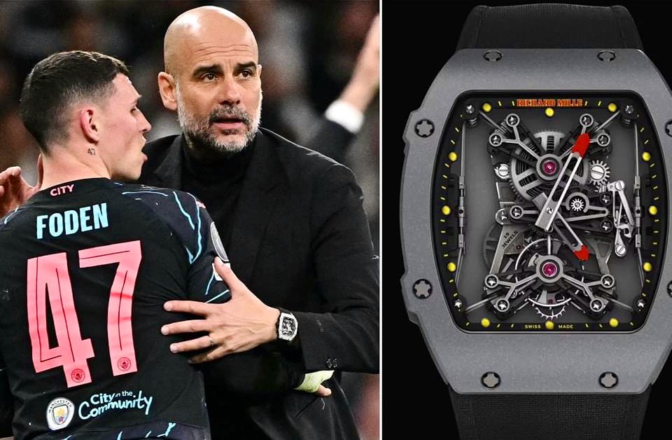 Pep was wearing a Richard Mille watch at the Bernabeu. It is worth £1.1 million. ⌚️ It is so rare that there are only 50 versions in the world, with Guardiola and Nadal two of the lucky recipients.