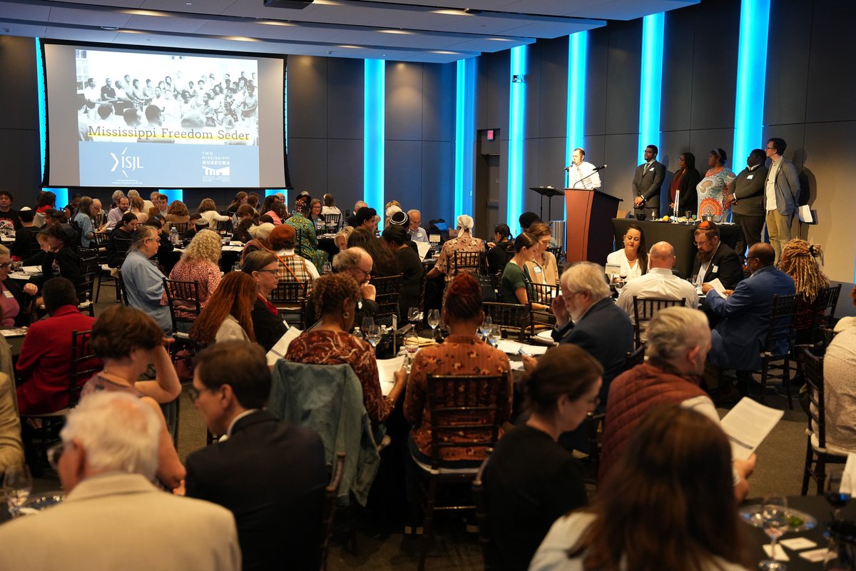 MDAH_Official's tweet photo. Thank you to all who participated in our 2024 Mississippi Freedom Seder, in partnership with the Goldring/Woldenberg Institute of Southern Jewish Life - ISJL @TheISJL . #twoMSmuseums https://t.co/v4aJtaK8qC