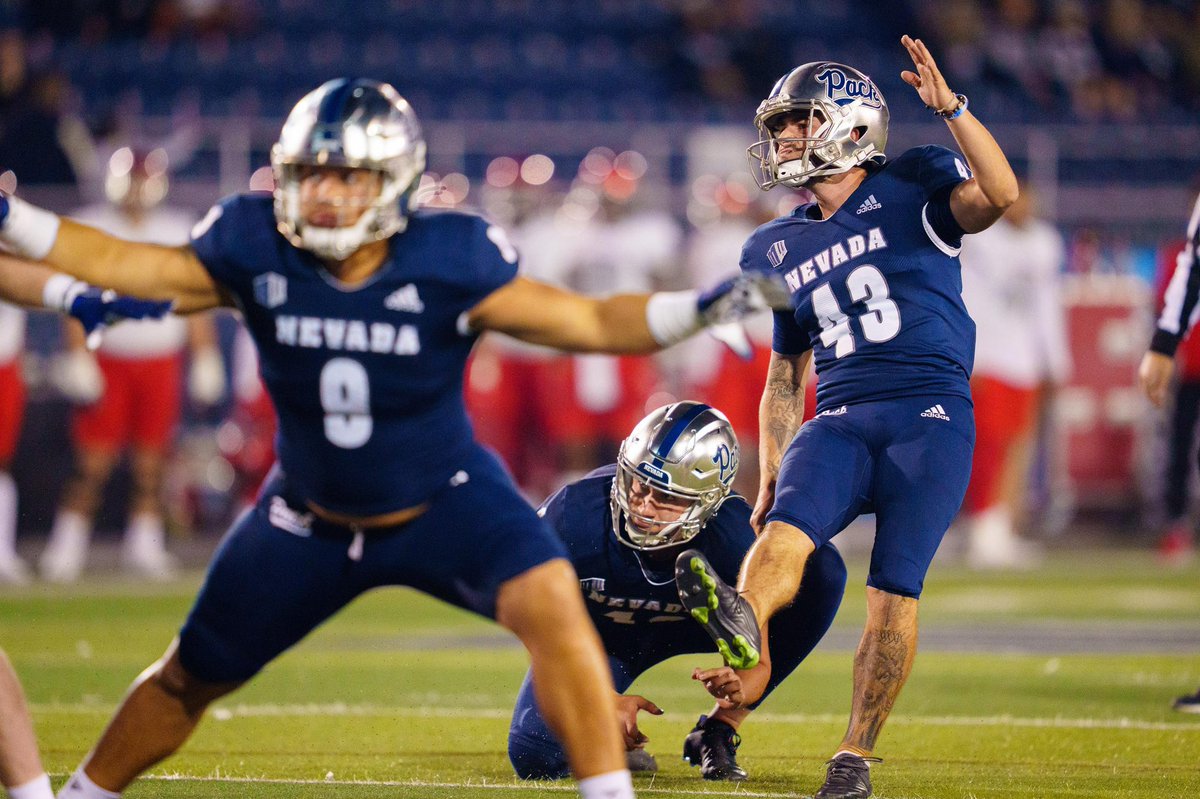 Kian Afrookhteh (@kianafrookhteh) on Twitter photo After an amazing conversation with <a href="/ParkerEHenry/">Parker Henry</a> I’m blessed to announce I’ve received my first D1 offer from the University of Nevada! <a href="/coachfischer7/">Jeff Fischer</a> <a href="/SaddlebackKicks/">Retired SaddlebackSpecialist's Coach</a> <a href="/Coach_MThompson/">Matt Thompson</a> <a href="/Hunterh24/">Hunter Holmes</a> <a href="/ThePuntFactory/">Aaron Perez</a> <a href="/_ColeMurphy_/">Cole Murphy</a> <a href="/jc_kicks17/">Joey Cejudo</a> <a href="/NextLevelKick1/">NextLevelKicking</a> After an amazing conversation with <a href="/ParkerEHenry/">Parker Henry</a> I’m blessed to announce I’ve received my first D1 offer from the University of Nevada! <a href="/coachfischer7/">Jeff Fischer</a> <a href="/SaddlebackKicks/">Retired SaddlebackSpecialist's Coach</a> <a href="/Coach_MThompson/">Matt Thompson</a> <a href="/Hunterh24/">Hunter Holmes</a> <a href="/ThePuntFactory/">Aaron Perez</a> <a href="/_ColeMurphy_/">Cole Murphy</a> <a href="/jc_kicks17/">Joey Cejudo</a> <a href="/NextLevelKick1/">NextLevelKicking</a>
