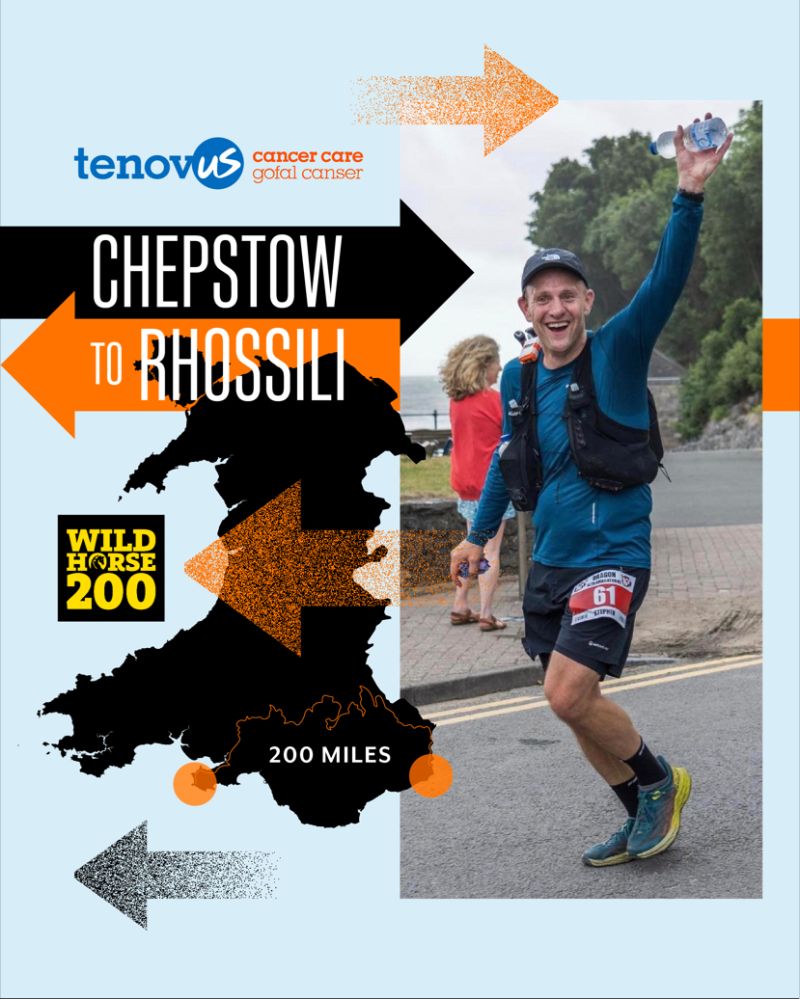 Join us in cheering on our Bridgend Yard Foreman, Steve Dalton, as he faces his biggest challenge yet, running a 200-mile ultramarathon from Chepstow to Rhossili! Help Steve reach his target of £1,000 for Tenovus Cancer Care by donating here: bit.ly/3VYHZWq. Thank you!